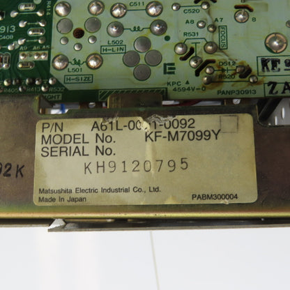 Fanuc A61L-0001-0092 A02B-0083-C101 Operator Control Panel A13B-0040-C880