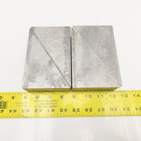 Teco 40206 3-1/2" x 5-5/8" Aluminum Step Block 1-1/2" Thick Lot Of 4