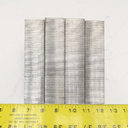 Teco 40206 3-1/2" x 5-5/8" Aluminum Step Block 1-1/2" Thick Lot Of 4