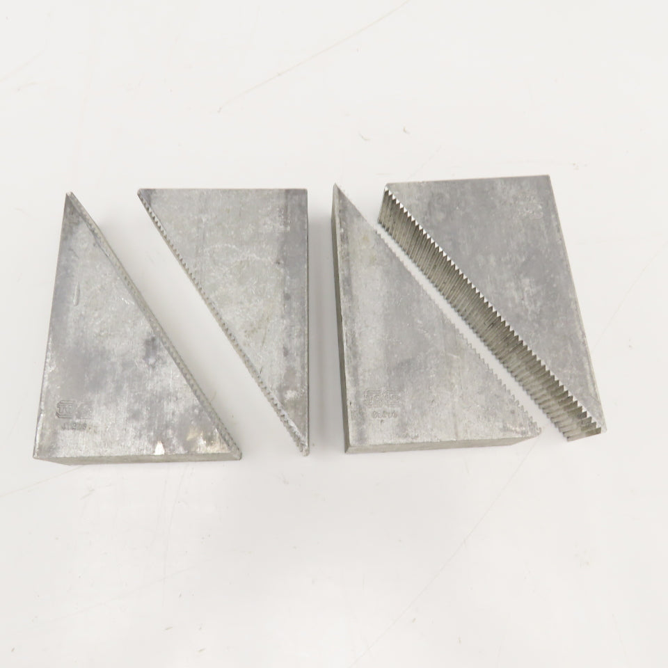 Teco 40206 3-1/2" x 5-5/8" Aluminum Step Block 1-1/2" Thick Lot Of 4