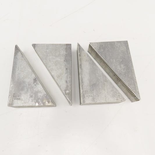 Teco 40206 3-1/2" x 5-5/8" Aluminum Step Block 1-1/2" Thick Lot Of 4