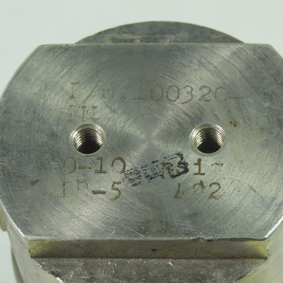 100320 Stainless Steel 1/2" NPT High Flow Line Regulator 0-10PSIG
