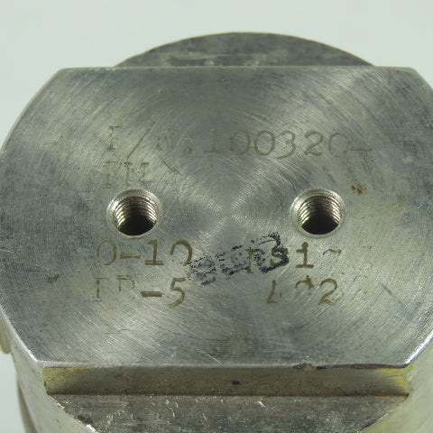 100320 Stainless Steel 1/2" NPT High Flow Line Regulator 0-10PSIG