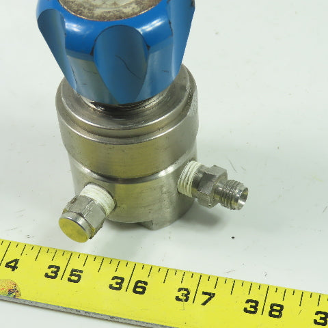 100320 Stainless Steel 1/2" NPT High Flow Line Regulator 0-10PSIG