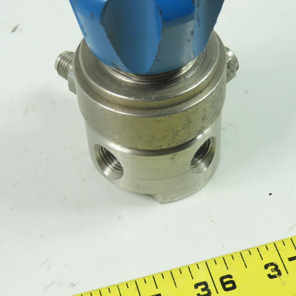 100320 Stainless Steel 1/2" NPT High Flow Line Regulator 0-10PSIG