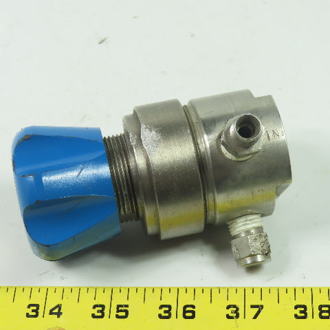 100320 Stainless Steel 1/2" NPT High Flow Line Regulator 0-10PSIG