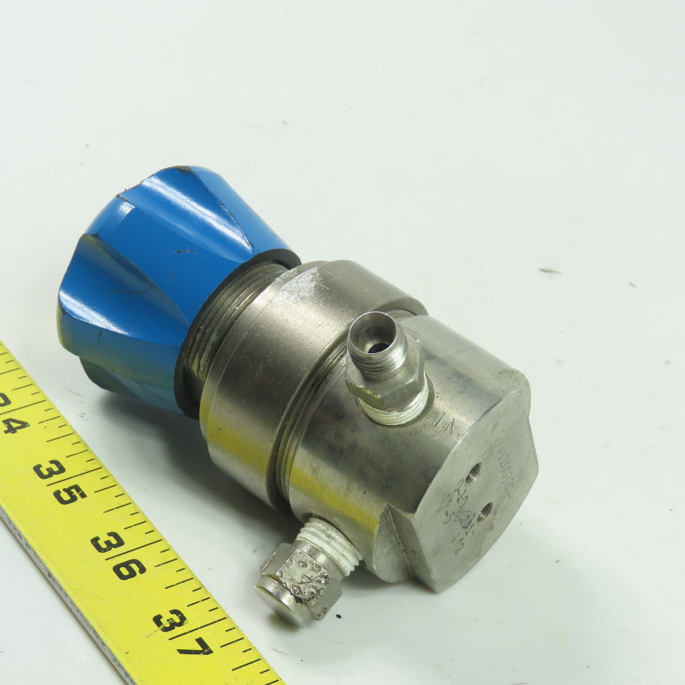 100320 Stainless Steel 1/2" NPT High Flow Line Regulator 0-10PSIG
