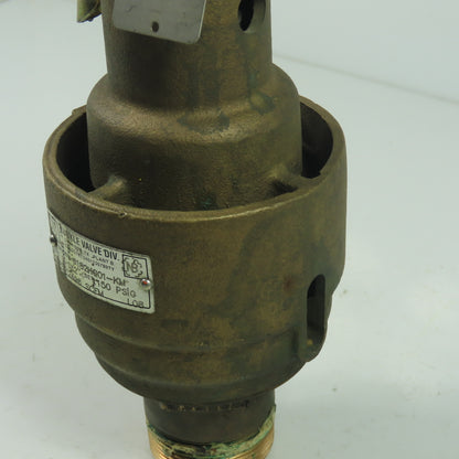 Kunkle 6182HG01-KM 150PSI Safety Relief Valve 1-1/2"