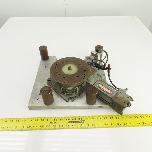 Air Hydraulics 7" Pneumatic Rotary Index Table With Sensor