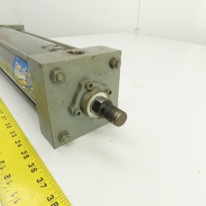Miller 81144094 Double Acting Pneumatic Cylinder 12-7/8" Stroke 3" Bore 1" Rod
