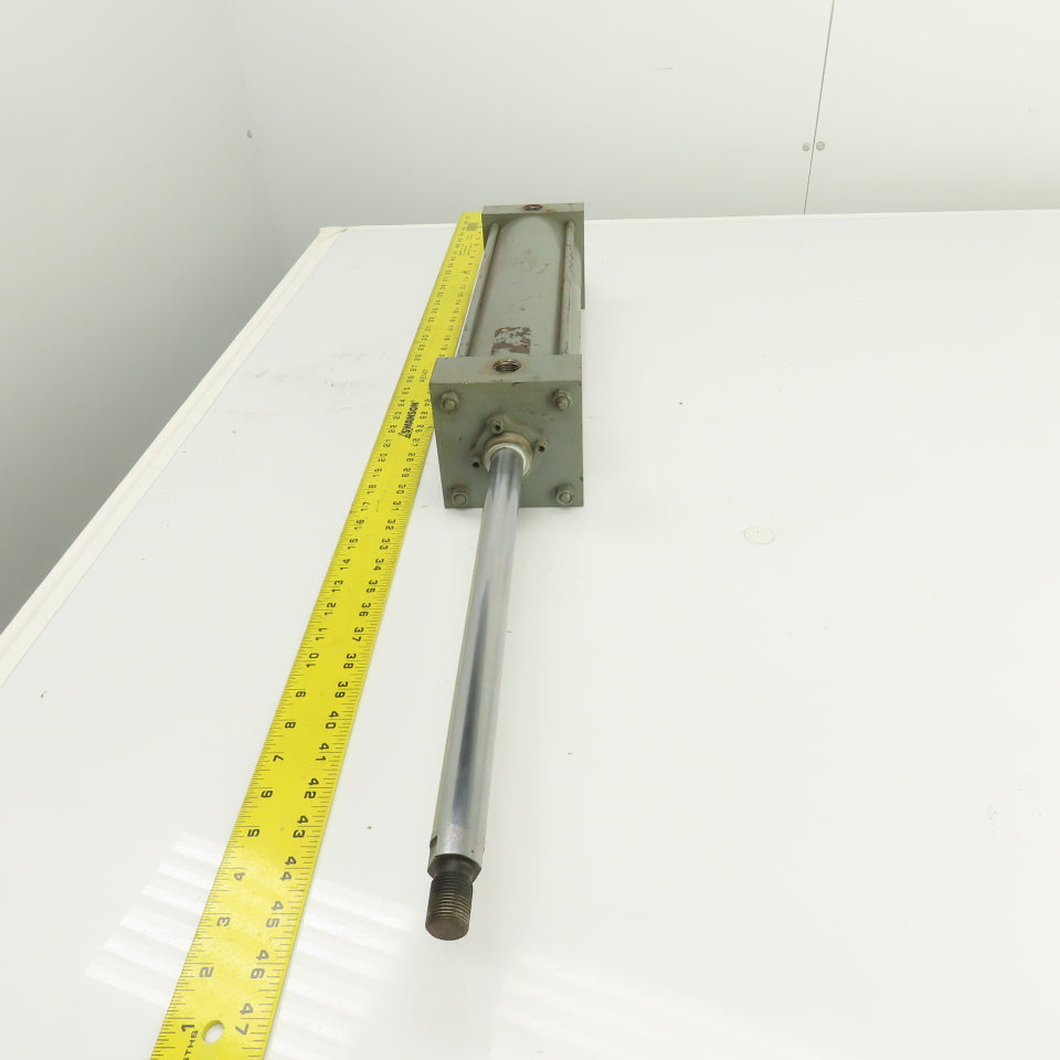 Miller 81144094 Double Acting Pneumatic Cylinder 12-7/8" Stroke 3" Bore 1" Rod