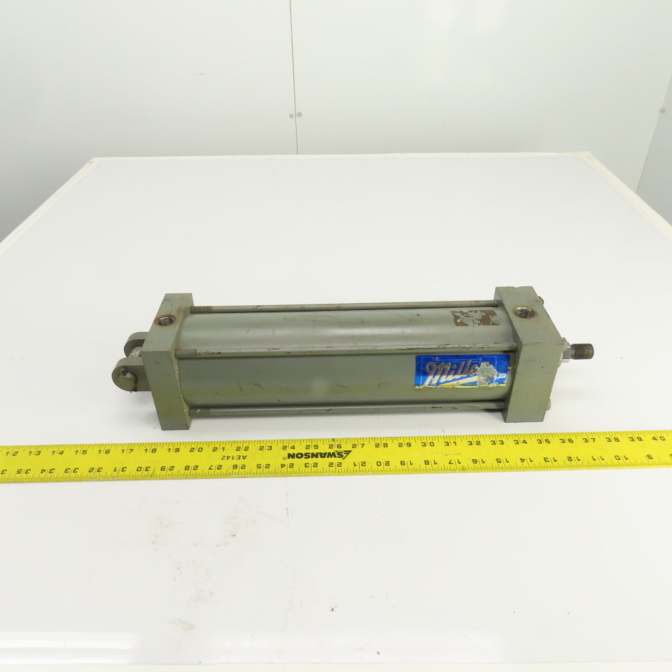 Miller 81144094 Double Acting Pneumatic Cylinder 12-7/8" Stroke 3" Bore 1" Rod