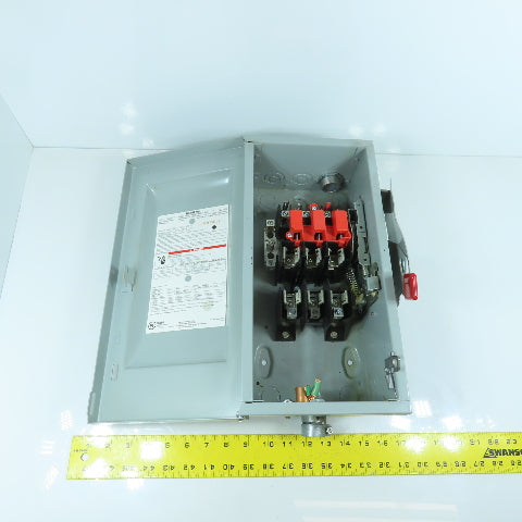 Siemens GF322N 60A General Duty Fusible Safety Disconnect Switch 2240VAC/DC