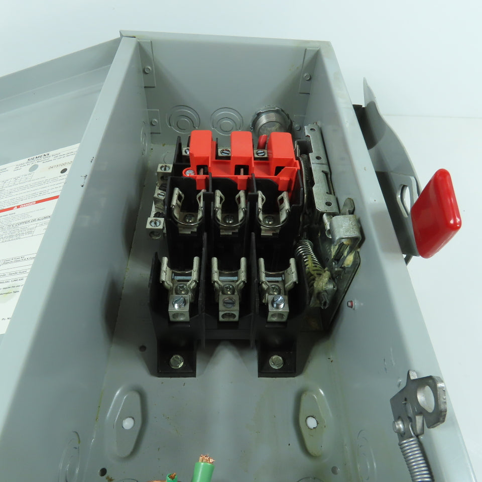 Siemens GF322N 60A General Duty Fusible Safety Disconnect Switch 2240VAC/DC