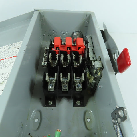 Siemens GF322N 60A General Duty Fusible Safety Disconnect Switch 2240VAC/DC