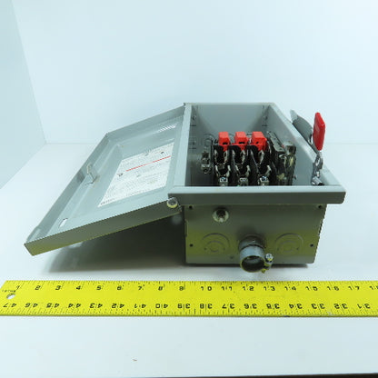 Siemens GF322N 60A General Duty Fusible Safety Disconnect Switch 2240VAC/DC