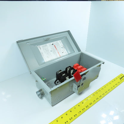 Siemens GF322N 60A General Duty Fusible Safety Disconnect Switch 2240VAC/DC