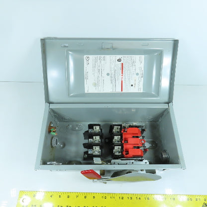 Siemens GF322N 60A General Duty Fusible Safety Disconnect Switch 2240VAC/DC