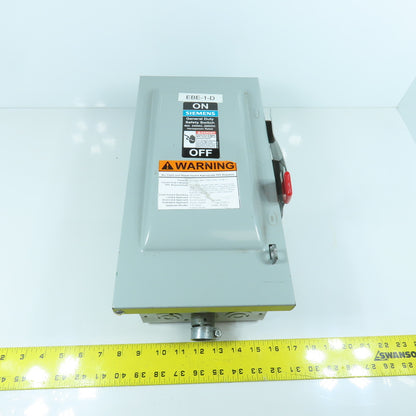 Siemens GF322N 60A General Duty Fusible Safety Disconnect Switch 2240VAC/DC