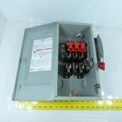 Siemens GF322N 60A General Duty Fusible Safety Disconnect Switch 2240VAC/DC