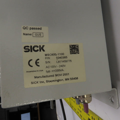 Sick MSC800-1100 Track & Trace System Controller 100-240V