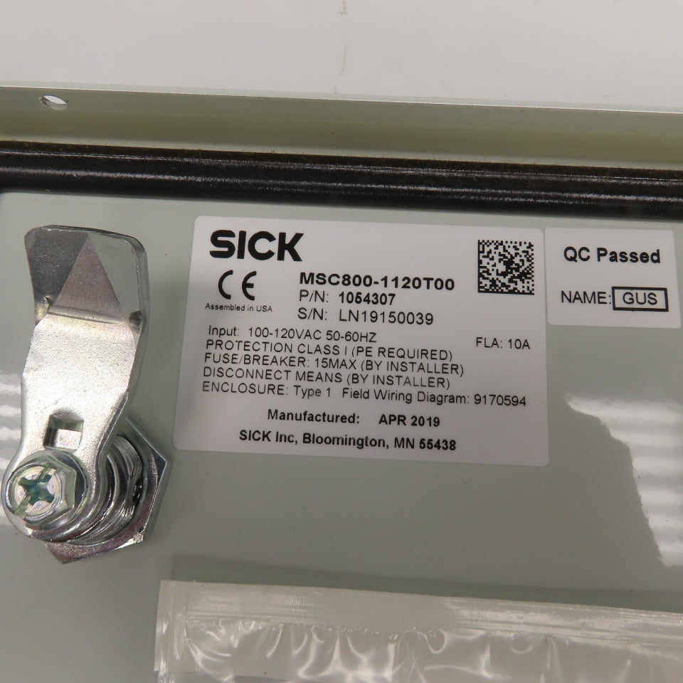 Sick MSC800-1120T00 Modular System Controller 120V MSC800-0000 1 040 571