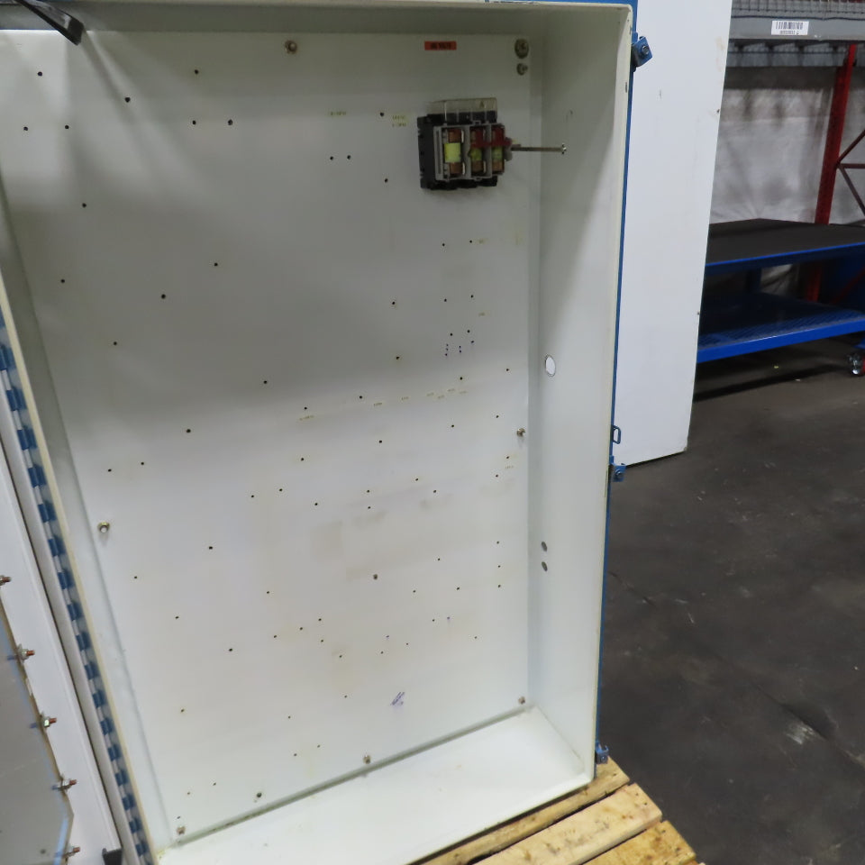 Hoffman A-603610LP 60x36x 10" Electrical Enclosure W/ Backplate & 60A Disconnect