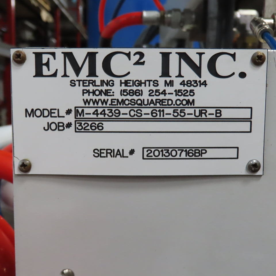 EMC2 M-4439-CS-611-55-UR-B Air Powered 55 Gallon Drum Unloader (Tested)