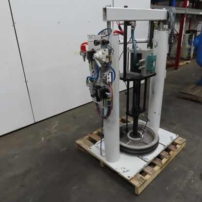 EMC2 M-4439-CS-611-55-UR-B Air Powered 55 Gallon Drum Unloader (Tested)