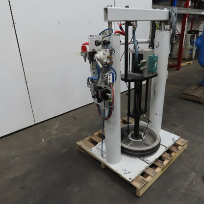 EMC2 M-4439-CS-611-55-UR-B Air Powered 55 Gallon Drum Unloader (Tested)