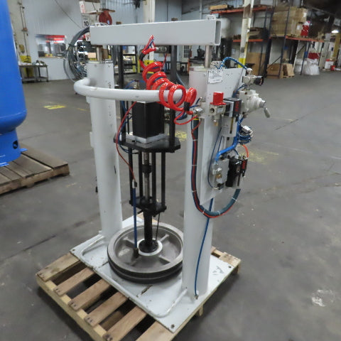 EMC2 M-4439-CS-611-55-UR-B Air Powered 55 Gallon Drum Unloader (Tested)