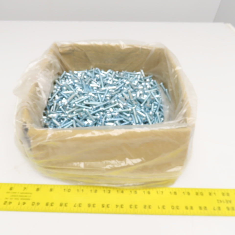Brighton Best 1/4"-20 x 1-1/4" Zinc Pan Head Phillips Machine Screw 32Lbs