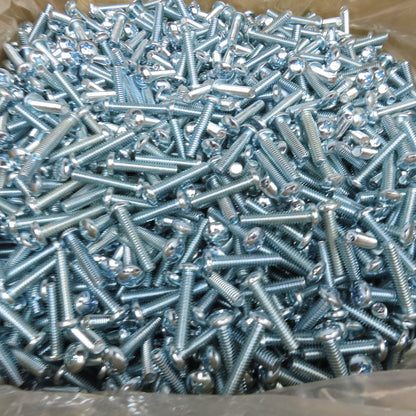 Brighton Best 1/4"-20 x 1-1/4" Zinc Pan Head Phillips Machine Screw 32Lbs