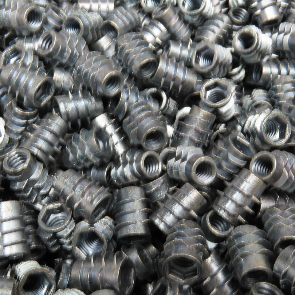 Stafast E 14 20 13-ZN 1/4"-20 x 1/2" Hex Drive Threaded Insert Zinc 27 Lbs.