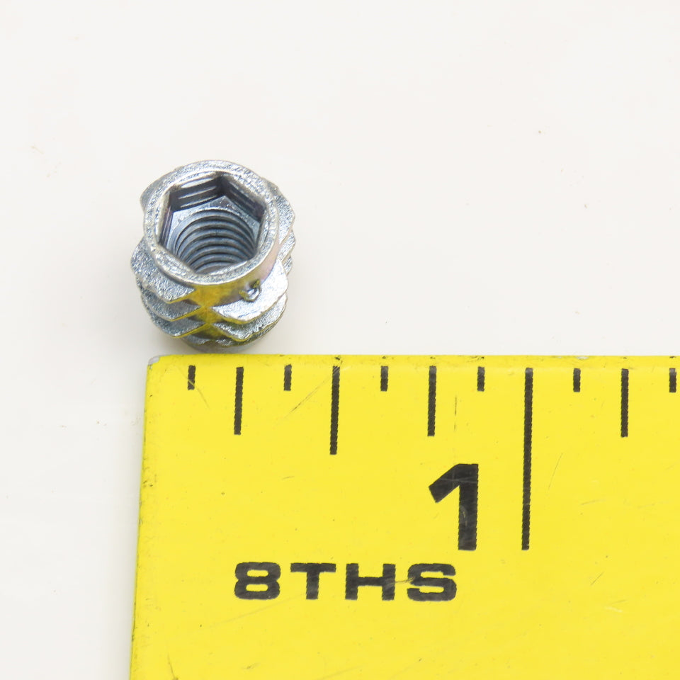 Stafast E 14 20 13-ZN 1/4"-20 x 1/2" Hex Drive Threaded Insert Zinc 27 Lbs.