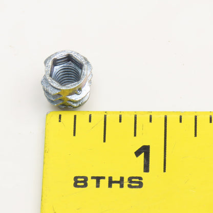 Stafast E 14 20 13-ZN 1/4"-20 x 1/2" Hex Drive Threaded Insert Zinc 27 Lbs.