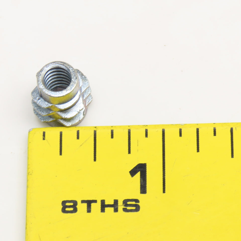 Stafast E 14 20 13-ZN 1/4"-20 x 1/2" Hex Drive Threaded Insert Zinc 27 Lbs.