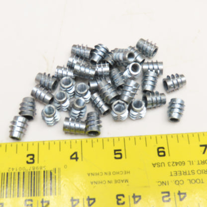 Stafast E 14 20 13-ZN 1/4"-20 x 1/2" Hex Drive Threaded Insert Zinc 27 Lbs.
