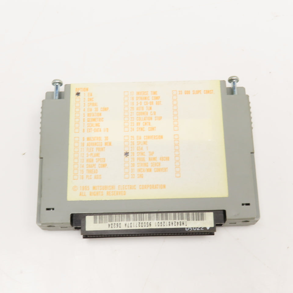 Mitsubishi QX812 M5352410153 EIA Sync Tap Options Memory Cassette Mazatrol MPLUS