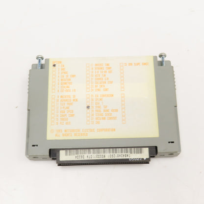 Mitsubishi QX812 M5352410153 EIA Sync Tap Options Memory Cassette Mazatrol MPLUS