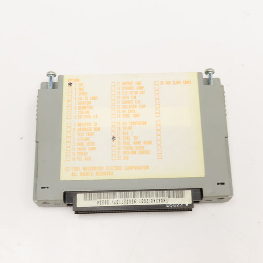 Mitsubishi QX812 M5352410153 EIA Sync Tap Options Memory Cassette Mazatrol MPLUS