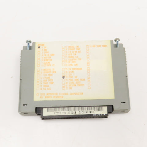Mitsubishi QX812 M5352410153 EIA Sync Tap Options Memory Cassette Mazatrol MPLUS