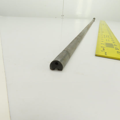 Eldorado 1-Flute 5/8" Carbide Tipped Deep Hole Gun Drill 48" Flute 52" OAL