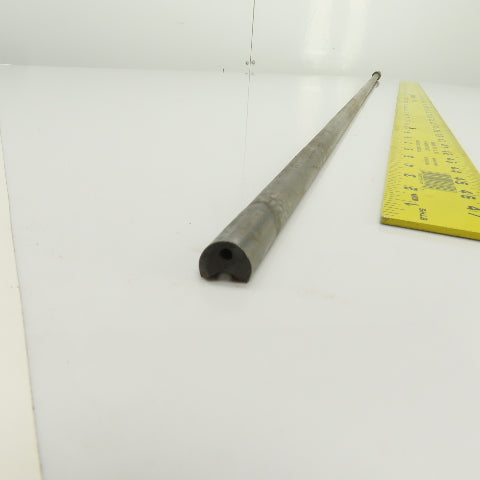 Eldorado 1-Flute 5/8" Carbide Tipped Deep Hole Gun Drill 48" Flute 52" OAL
