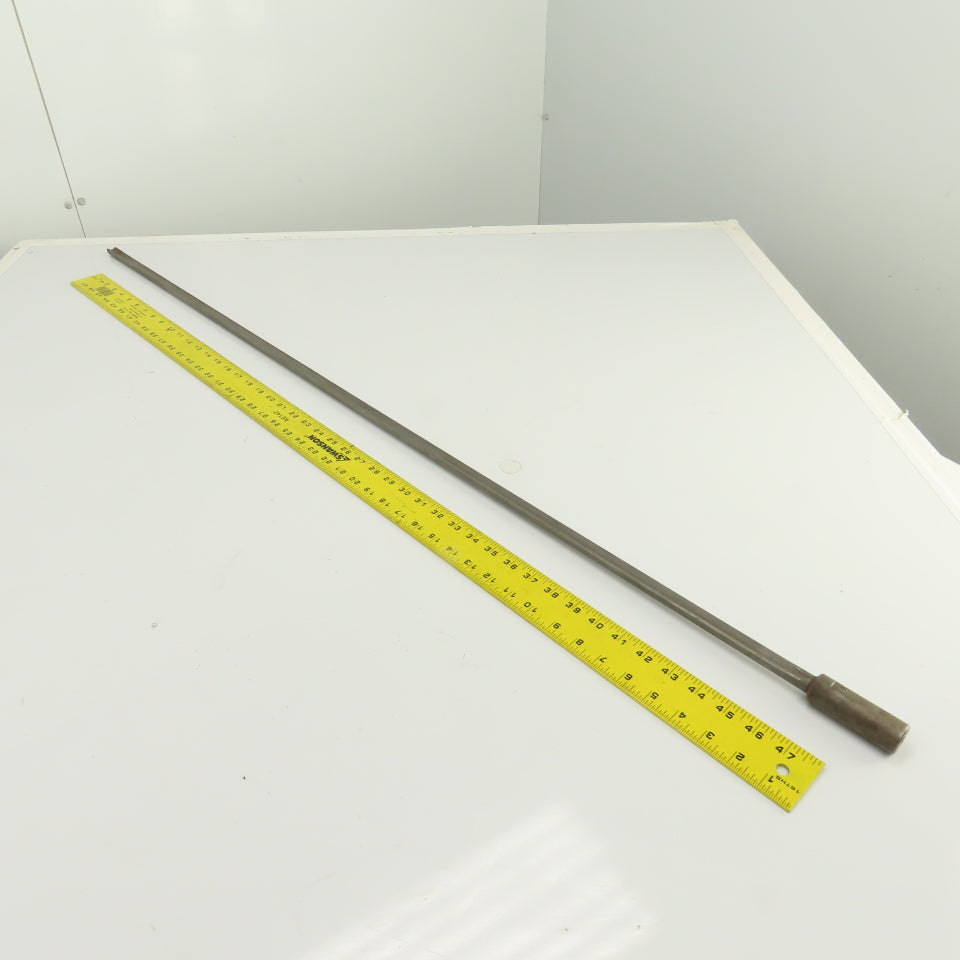 Eldorado 1-Flute 5/8" Carbide Tipped Deep Hole Gun Drill 48" Flute 52" OAL
