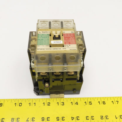 Mitsubishi S-K65 600V 30kW Magnetic Contactor 200-240V Coil