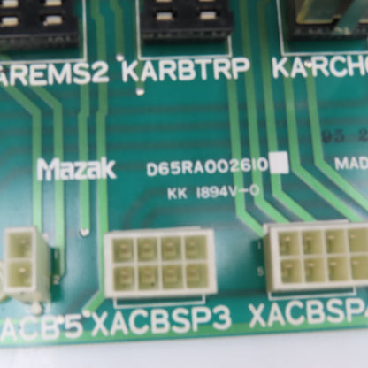 Mazak D65RA002610 Relay Interface Circuit Board