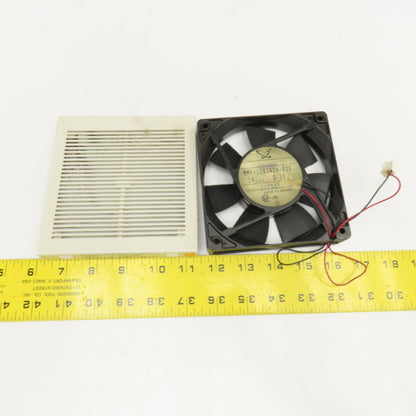 Optec Dai Ichi MMF-12B24DH-R00 24VDC Cooling Fan & Cover From Mitsubishi QX PLC