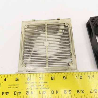 Optec Dai Ichi MMF-12B24DH-R00 24VDC Cooling Fan & Cover From Mitsubishi QX PLC