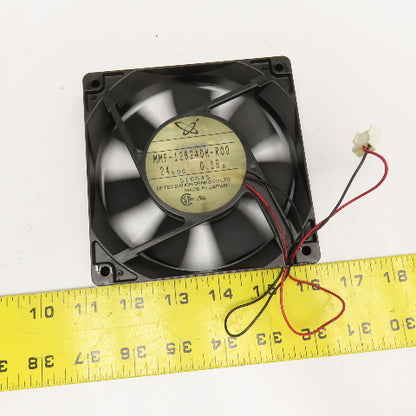 Optec Dai Ichi MMF-12B24DH-R00 24VDC Cooling Fan & Cover From Mitsubishi QX PLC